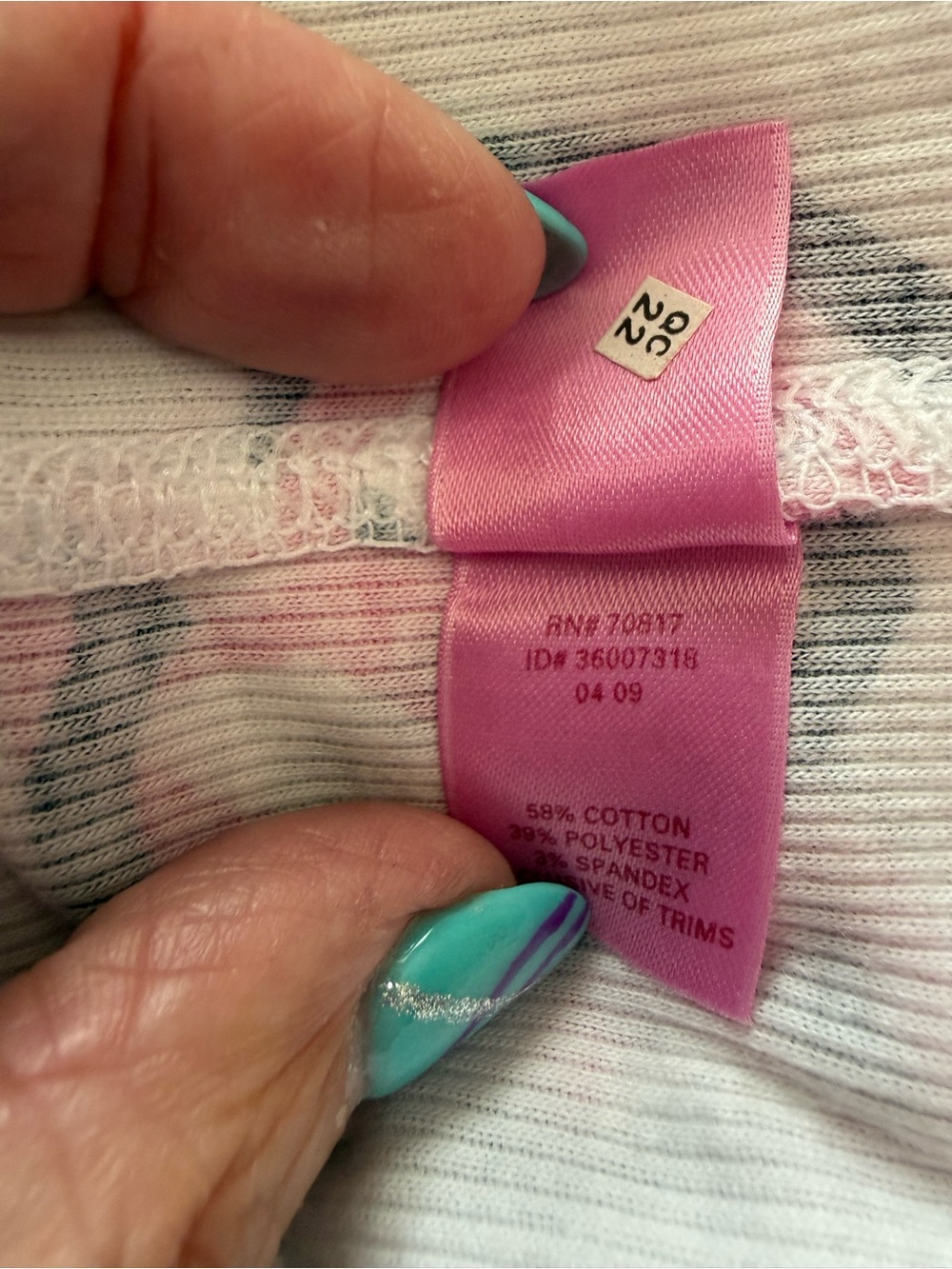 Vintage Y2K VS PINK Peace Sign Heart Rhinestone Tank Top Medium NWOT - Picture 4 of 5
